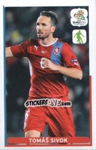 Sticker Tomáš Sivok - UEFA Euro Poland-Ukraine 2012. Dutch edition - Panini