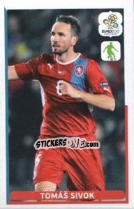 Sticker Tomáš Sivok - UEFA Euro Poland-Ukraine 2012. Dutch edition n. 55 - Panini