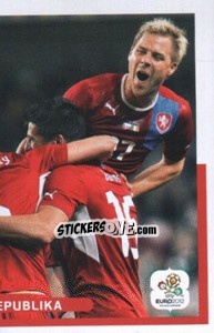 Sticker Team foto (2 for 2) - UEFA Euro Poland-Ukraine 2012. Dutch edition n. 58 - Panini