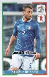 Sticker Daniele de Rossi - UEFA Euro Poland-Ukraine 2012. Dutch edition - Panini