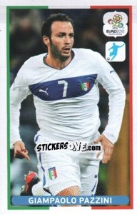 Figurina Giampaolo Pazzini - UEFA Euro Poland-Ukraine 2012. Dutch edition - Panini