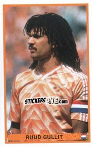 Sticker Ruud Gullit - UEFA Euro Poland-Ukraine 2012. Dutch edition - Panini