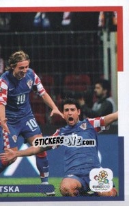 Sticker Team foto (2 for 2) - UEFA Euro Poland-Ukraine 2012. Dutch edition n. 86 - Panini