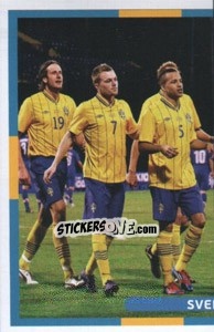 Sticker Team foto (1 for 2) - UEFA Euro Poland-Ukraine 2012. Dutch edition - Panini