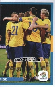 Sticker Team foto (2 for 2) - UEFA Euro Poland-Ukraine 2012. Dutch edition n. 100 - Panini