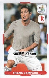Sticker Frank Lampard - UEFA Euro Poland-Ukraine 2012. Dutch edition n. 111 - Panini