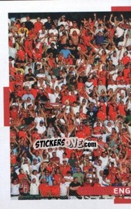 Sticker England Fan'S Foto (1 For 2) - UEFA Euro Poland-Ukraine 2012. Dutch edition - Panini