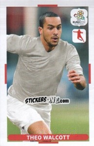 Sticker Theo Walcott - UEFA Euro Poland-Ukraine 2012. Dutch edition n. 115 - Panini
