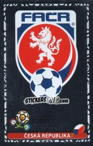 Sticker Ceská Republika - UEFA Euro Poland-Ukraine 2012. Dutch edition - Panini