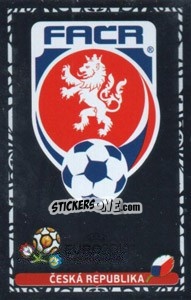Sticker Ceská Republika - UEFA Euro Poland-Ukraine 2012. Dutch edition n. 118 - Panini