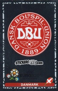 Sticker Danmark - UEFA Euro Poland-Ukraine 2012. Dutch edition - Panini