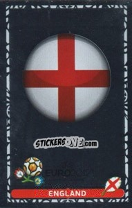 Sticker England - UEFA Euro Poland-Ukraine 2012. Dutch edition - Panini