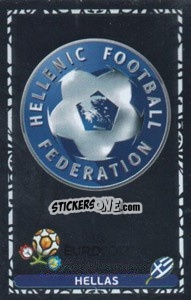 Sticker Hellas - UEFA Euro Poland-Ukraine 2012. Dutch edition n. 124 - Panini