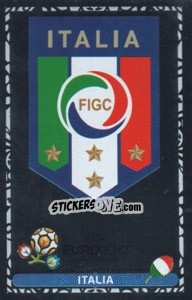 Sticker Italia - UEFA Euro Poland-Ukraine 2012. Dutch edition - Panini