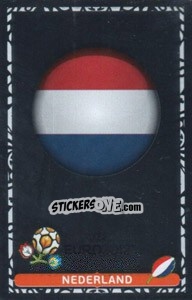 Sticker Nederland - UEFA Euro Poland-Ukraine 2012. Dutch edition - Panini