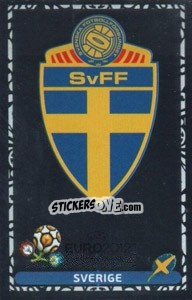 Sticker Sverige - UEFA Euro Poland-Ukraine 2012. Dutch edition - Panini