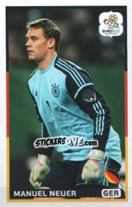 Sticker Manuel Neuer (GER) - UEFA Euro Poland-Ukraine 2012. Dutch edition n. 136 - Panini