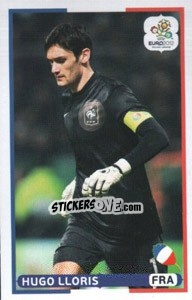 Figurina Hugo Lloris (FRA) - UEFA Euro Poland-Ukraine 2012. Dutch edition - Panini