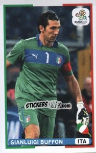 Sticker Gianluigi Buffon (ITA) - UEFA Euro Poland-Ukraine 2012. Dutch edition n. 140 - Panini