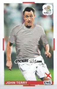 Sticker John Terry (ENG) - UEFA Euro Poland-Ukraine 2012. Dutch edition - Panini