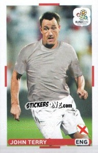 Sticker John Terry (ENG) - UEFA Euro Poland-Ukraine 2012. Dutch edition n. 148 - Panini