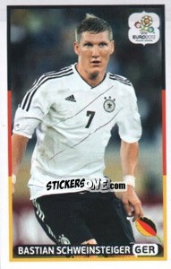Sticker Bastian Schweinsteiger (GER) - UEFA Euro Poland-Ukraine 2012. Dutch edition n. 158 - Panini