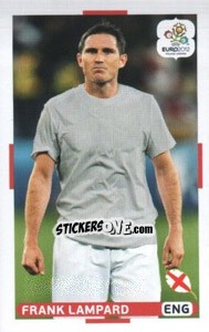 Sticker Frank Lampard (ENG) - UEFA Euro Poland-Ukraine 2012. Dutch edition n. 159 - Panini