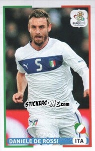 Sticker Daniele de Rossi (ITA) - UEFA Euro Poland-Ukraine 2012. Dutch edition - Panini