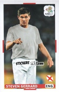 Sticker Steven Gerrard (ENG) - UEFA Euro Poland-Ukraine 2012. Dutch edition n. 169 - Panini
