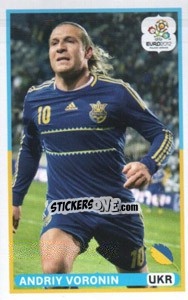 Sticker Andriy Voronin (UKR) - UEFA Euro Poland-Ukraine 2012. Dutch edition - Panini