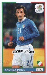 Sticker Andrea Pirlo (ITA) - UEFA Euro Poland-Ukraine 2012. Dutch edition n. 184 - Panini