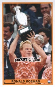 Sticker Ronald Koeman - UEFA Euro Poland-Ukraine 2012. Dutch edition n. 199 - Panini