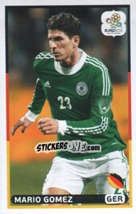 Sticker Mario Gomez (GER) - UEFA Euro Poland-Ukraine 2012. Dutch edition n. 200 - Panini