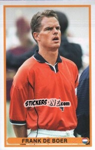 Cromo Frank de Boer - UEFA Euro Poland-Ukraine 2012. Dutch edition - Panini