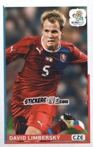 Sticker David Limberský (CZE) - UEFA Euro Poland-Ukraine 2012. Dutch edition - Panini