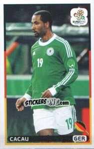 Sticker Cacau (GER) - UEFA Euro Poland-Ukraine 2012. Dutch edition n. 214 - Panini