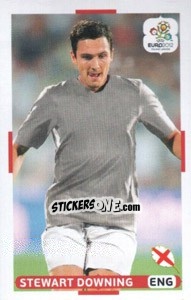 Cromo Stewart Downing (ENG) - UEFA Euro Poland-Ukraine 2012. Dutch edition n. 216 - Panini