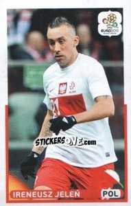 Sticker Ireneusz Jelen (POL) - UEFA Euro Poland-Ukraine 2012. Dutch edition n. 226 - Panini