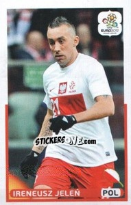 Sticker Ireneusz Jelen (POL) - UEFA Euro Poland-Ukraine 2012. Dutch edition - Panini