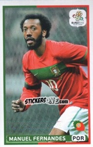 Sticker Manuel Fernandes (POR) - UEFA Euro Poland-Ukraine 2012. Dutch edition n. 228 - Panini