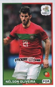Figurina Nelson Oliveira (POR) - UEFA Euro Poland-Ukraine 2012. Dutch edition n. 229 - Panini