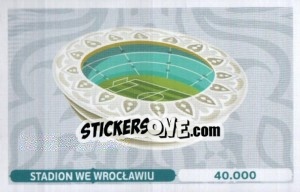 Figurina Stadion We Wroclawiu - UEFA Euro Poland-Ukraine 2012. Dutch edition - Panini