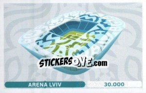 Sticker Arena Lviv - UEFA Euro Poland-Ukraine 2012. Dutch edition n. 240 - Panini