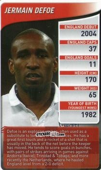 Cromo Jermain Defoe - England Football Stars 2009-2010
 n. 13 - Top Trumps