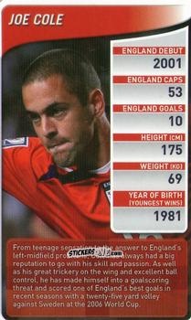Sticker Joe Cole - England Football Stars 2009-2010
 n. 14 - Top Trumps