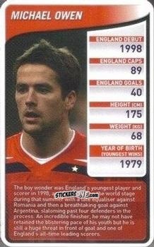 Sticker Michael Owen - England Football Stars 2009-2010
 n. 19 - Top Trumps