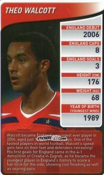 Figurina Theo Walcott - England Football Stars 2009-2010
 n. 27 - Top Trumps