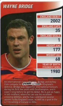 Figurina Wayne Bridge - England Football Stars 2009-2010
 n. 28 - Top Trumps