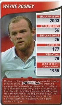 Cromo Wayne Rooney - England Football Stars 2009-2010
 n. 29 - Top Trumps