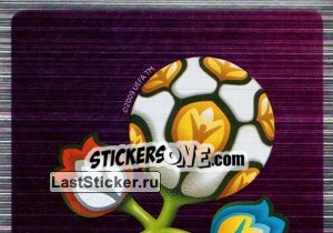 Sticker Official logo - UEFA Euro Poland-Ukraine 2012. Platinum edition - Panini